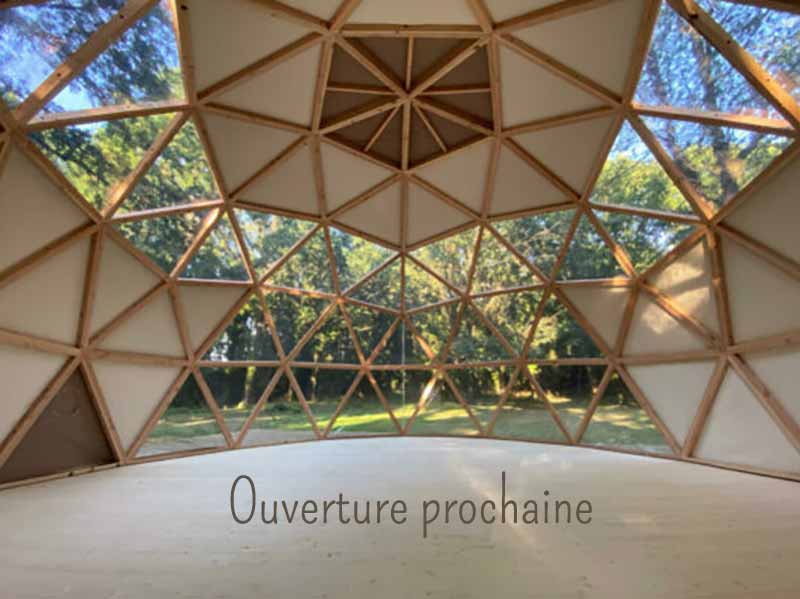 Tentez l'expérience de notre dôme géodésique, cocoon atypique pour 2