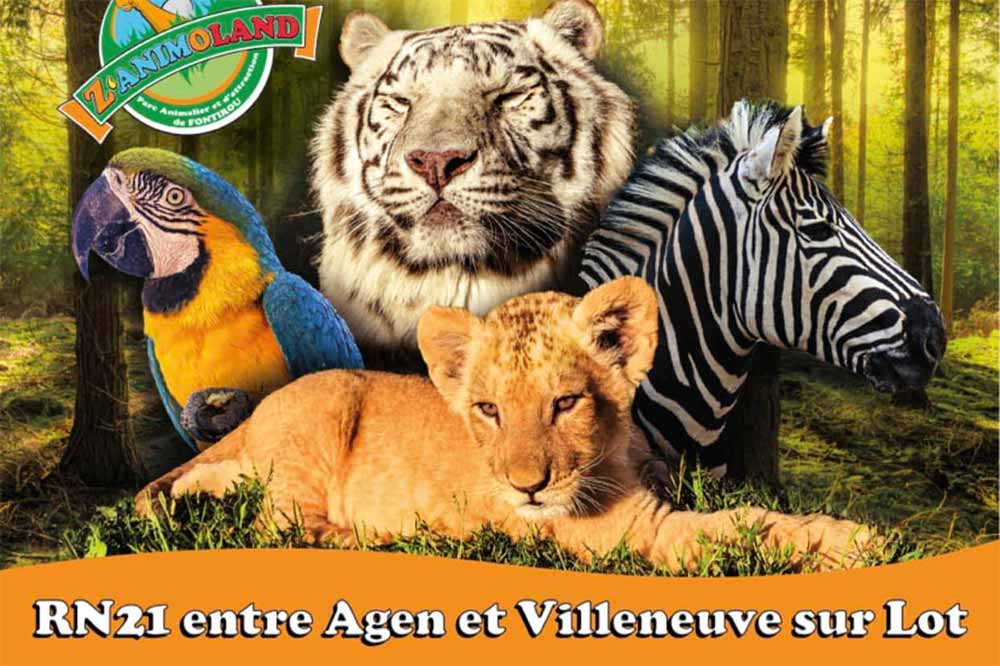 Le parc animalier Z'ANIMOLAND à Monbalen